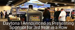 DAYTONA 1 ANNOUNCED AS PRESENTING SPONSOR OF THE 2023 CARS RACING SHOW FOR THIRD YEAR IN A ROW